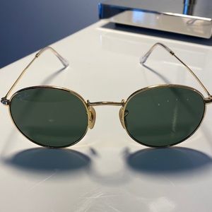 Rayban Round Metal Sunglasses